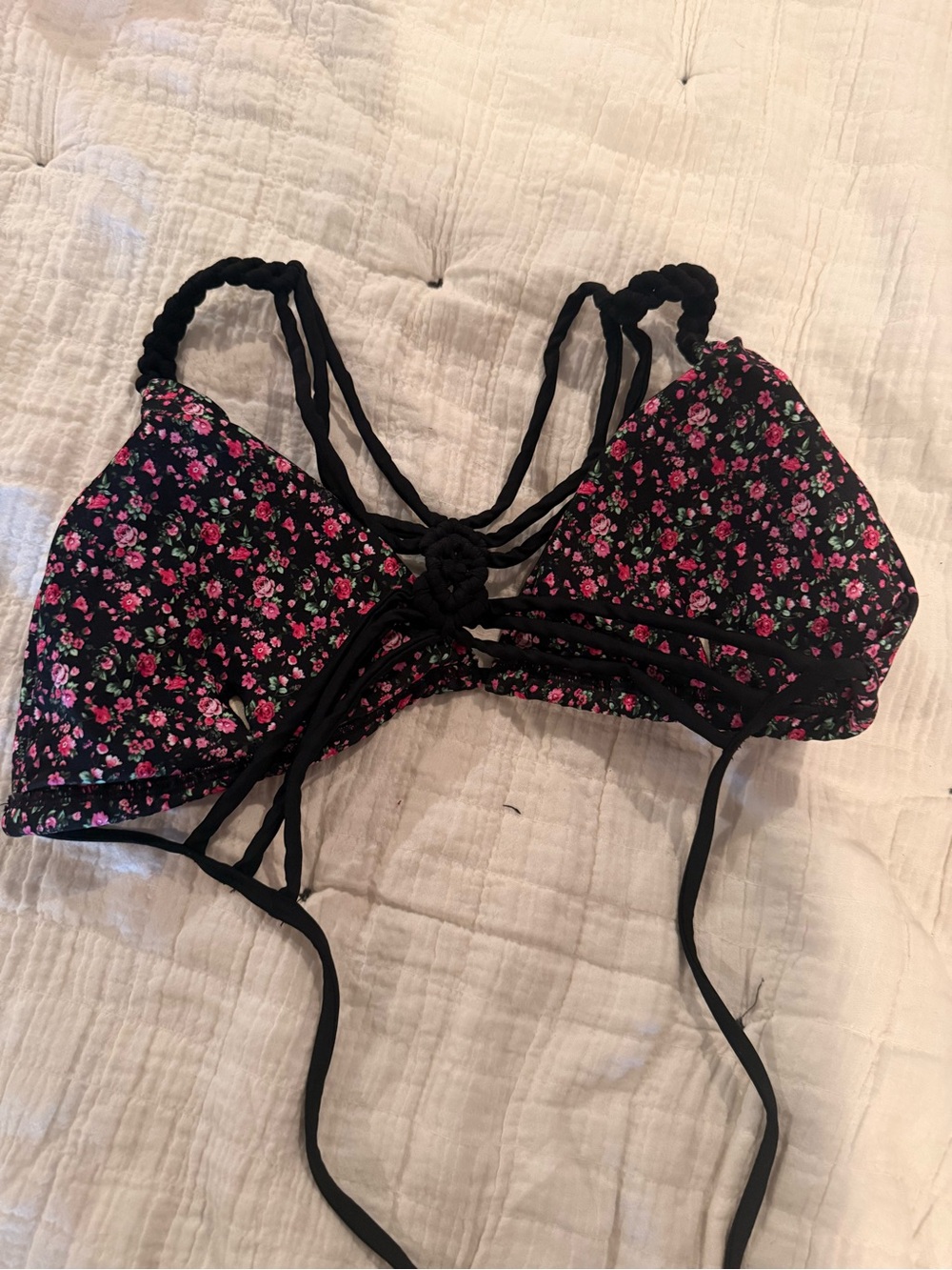 Salty Honey Bloom bikini top